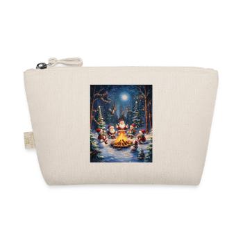 Père Noël Femmes Hommes Enfants Noël - Trousse biologique - nature - Devant