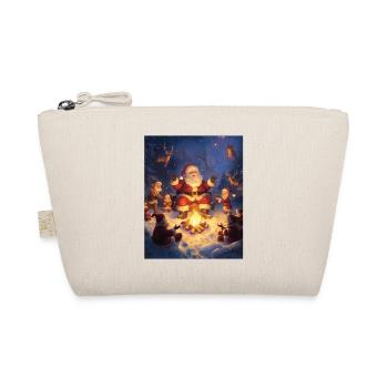 Père Noël Femmes Hommes Enfants Noël - Trousse biologique - nature - Devant