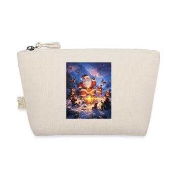 Père Noël Femmes Hommes Enfants Noël - Trousse biologique - nature - Devant