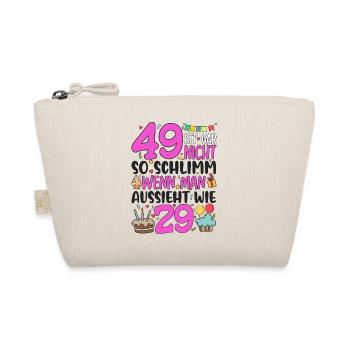 49e anniversaire femmes 49 ans n’est pas si mal - Trousse biologique - nature - Devant