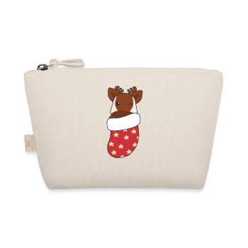 Okapi mignon en chaussette de Noël pour okapi de Noël - Trousse biologique - nature - Devant