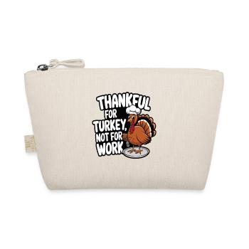 Lustiger Thanksgiving Truthahn - Bio-Täschchen - Natur - Vorne