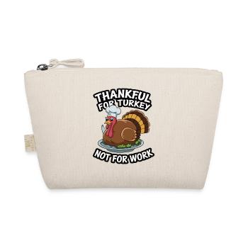 Lustiger Thanksgiving Truthahn - Bio-Täschchen - Natur - Vorne