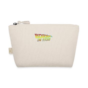 1958 Birthday Born in Back to Future - Organic Pouch - nature - Front