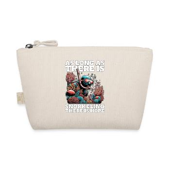 Snorkeling As Long As There Is Marine Biologist - Organic Pouch - nature - Front