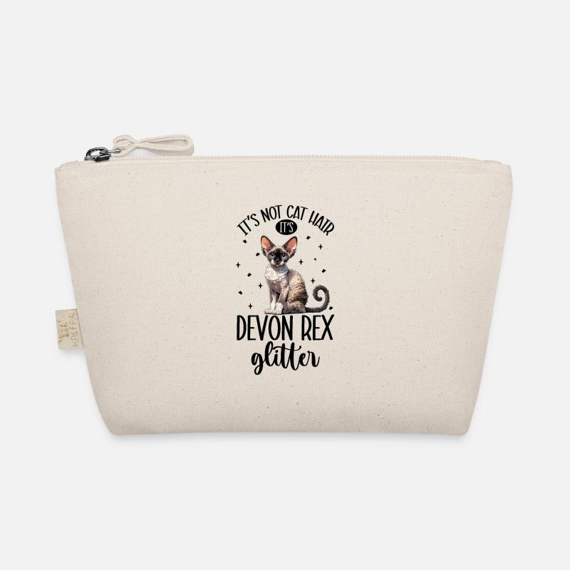 Cats Glitter - Devon Rex Organic Pouch