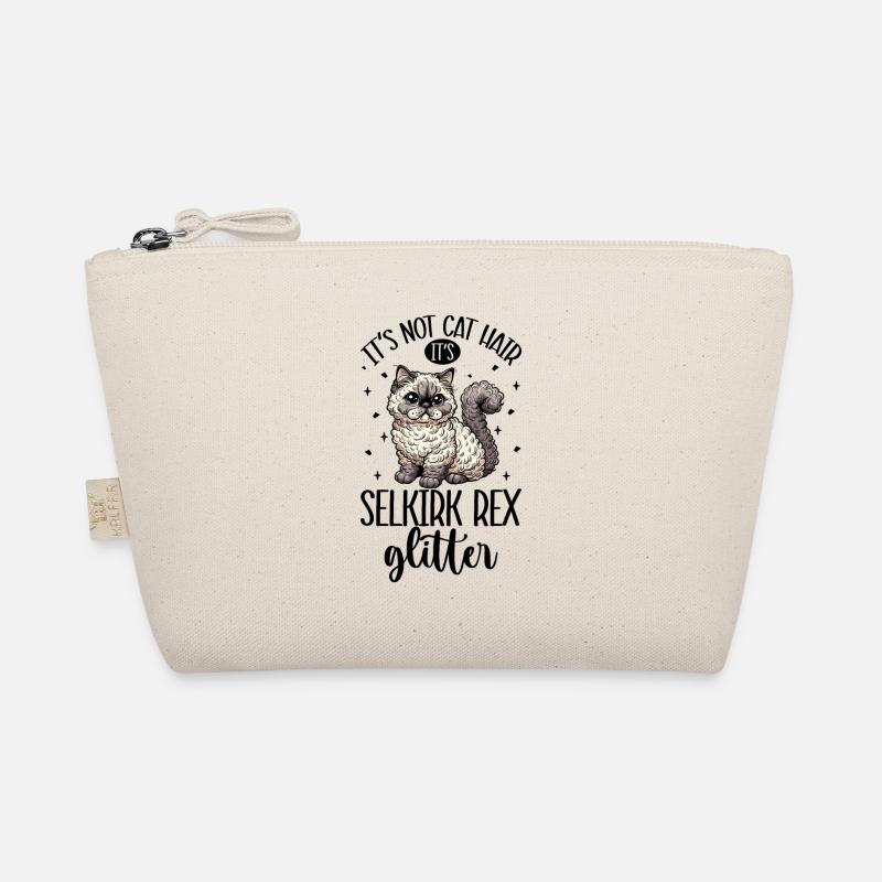 Katzen Glitzer - Selkirk Rex Bio-Täschchen