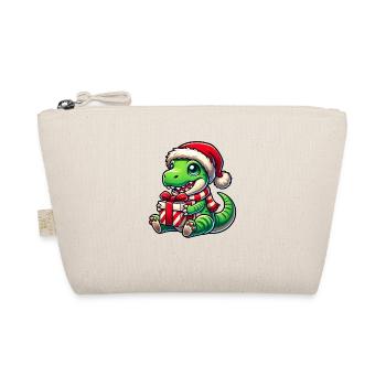 Fête de Noël du Père Noël Dino T-Rex - Trousse biologique - nature - Devant