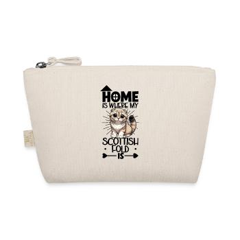 Home - Scottish Fold-eared Cat - Organic Pouch - nature - Front