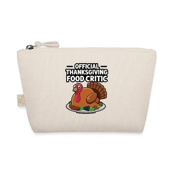 Lustiger Thanksgiving Truthahn - Bio-Täschchen - Natur - Vorne
