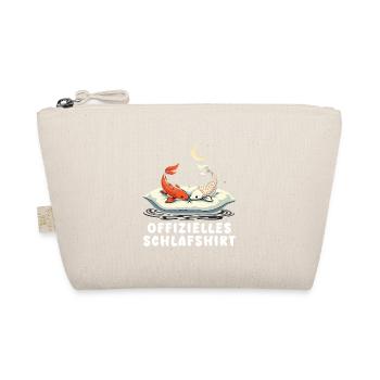 offizielles schlafshirt pärchen Koi Geschenk - Bio-Täschchen - Natur - Vorne