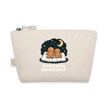 offizielles schlafshirt pärchen Lebkuchenmann-Kuch - Bio-Täschchen - Natur - Vorne