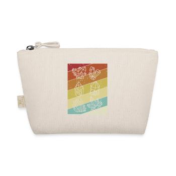 Retro Geologist Rockhounding Mineral Collector - Organic Pouch - nature - Front