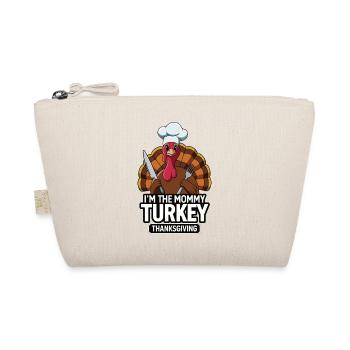 Mommy Turkey Thanksgiving - Bio-Täschchen - Natur - Vorne