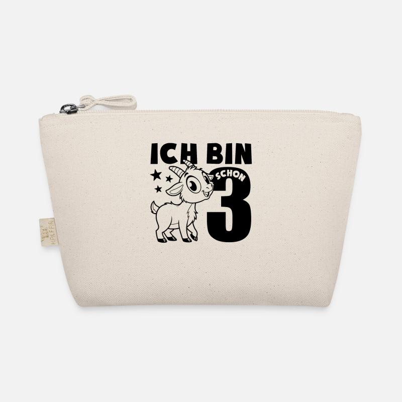 Ich bin schon 3 Geburtstag - niedlich Bio-Täschchen