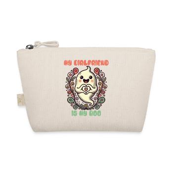 My girlfriend is my boo ghost - Organic Pouch - nature - Front