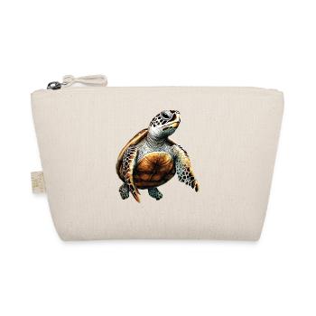 Turtle Reptile Lover Cute Turtles - Organic Pouch - nature - Front
