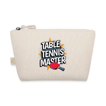 Table Tennis Master Tischtennis Meister Ping Pong - Organic Pouch - nature - Front