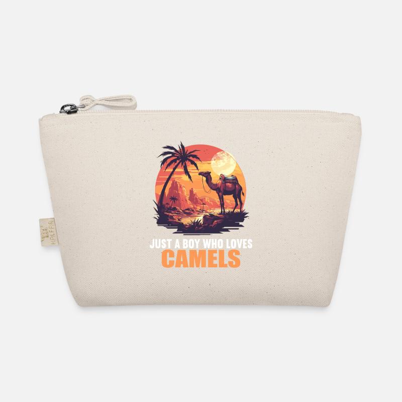 Camel Kamele Kamel - Bio-Täschchen - Natur