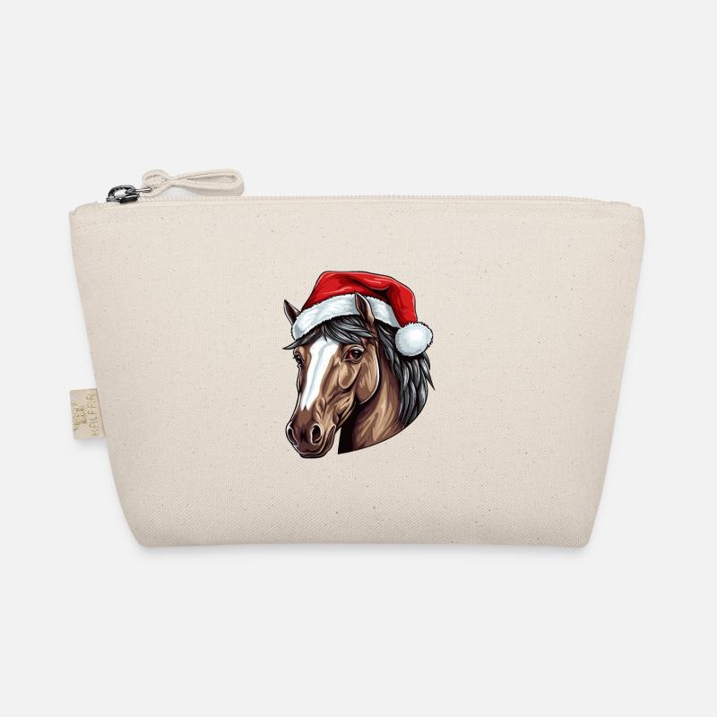 Portrait de Noël tête de cheval Trousse biologique