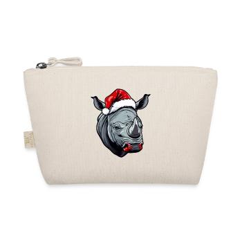 Portrait de Noël Tête de Rhinocéros - Trousse biologique - nature - Devant