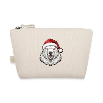 Tête d’ours polaire Portrait de Noël Ours polaire - Trousse biologique - nature - Devant