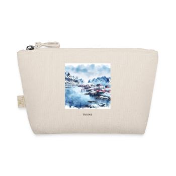 Pure Lofoten Winter Scandinavia Norway - Organic Pouch - nature - Front