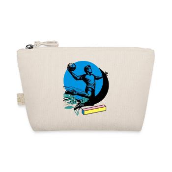 Handball Handballer - Bio-Täschchen - Natur - Vorne