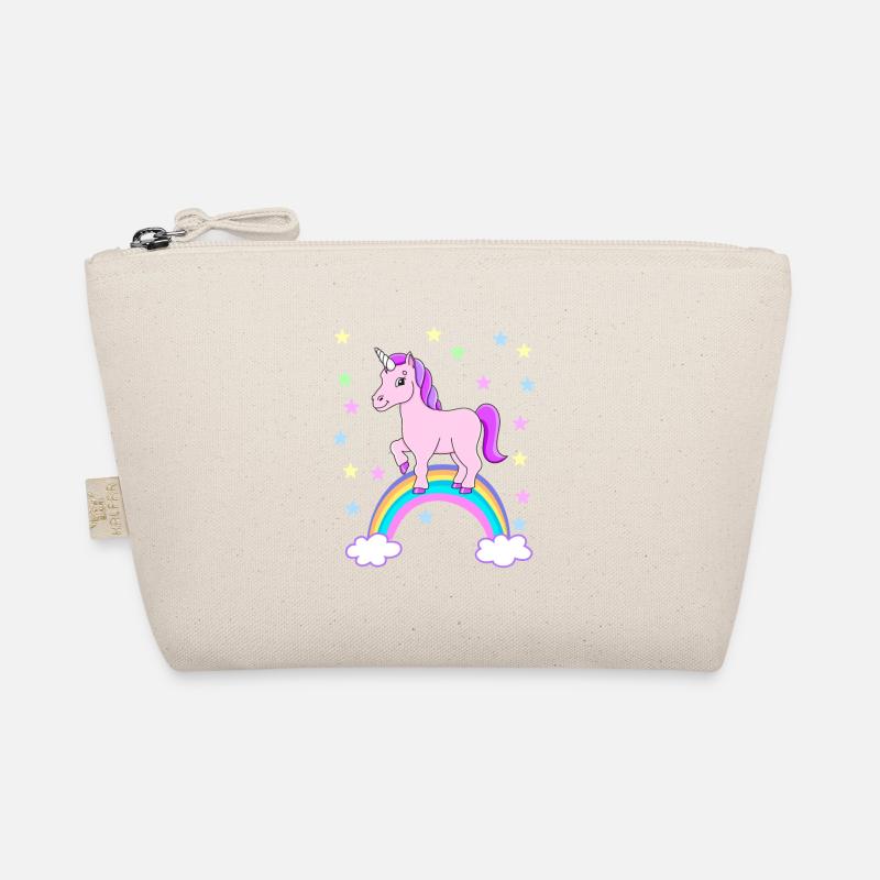 Einhorn Regenbogen Geschenkidee Bio-Täschchen