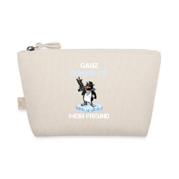Very thin , my friend. Penguin Tshirt | - Organic Pouch - nature - Front