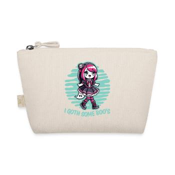 Halloween Goth Girl J’ai des fantômes - Trousse biologique - nature - Devant