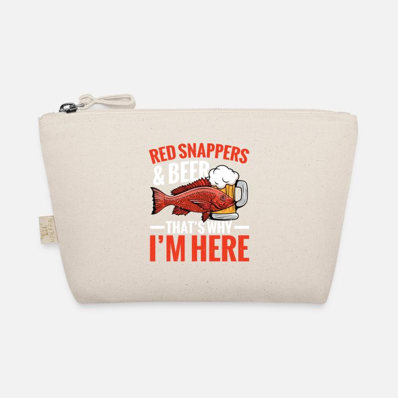 Beim Angeln Fange Ich Red Snapper, Also Beugt Sie Bio-Täschchen