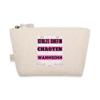 stolze Chefin einer truppe genialer Chaoten - Bio-Täschchen - Natur - Vorne
