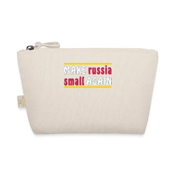 MAKE RUSSIA SMALL AGAIN - Organic Pouch - nature - Front