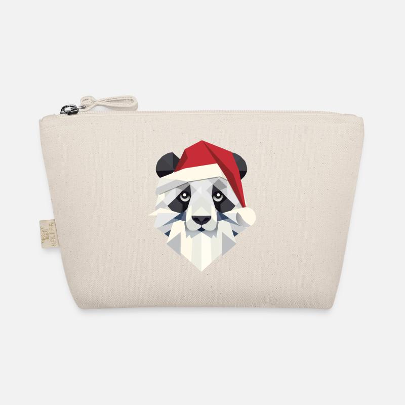 Joyeux Noël panda dans un style moderne Trousse biologique