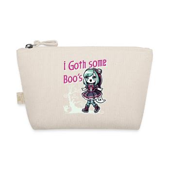 Halloween Goth Girl J’ai des fantômes - Trousse biologique - nature - Devant