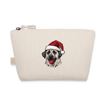 Kangal Dog Head Christmas Portrait - Organic Pouch - nature - Front