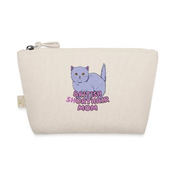 British Shorthair Mom Mother Kitten Cat - Bio-Täschchen - Natur - Vorne