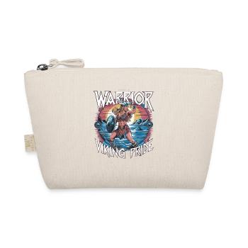 Warrior Spirit and Viking Pride für Wikinger - Bio-Täschchen - Natur - Vorne