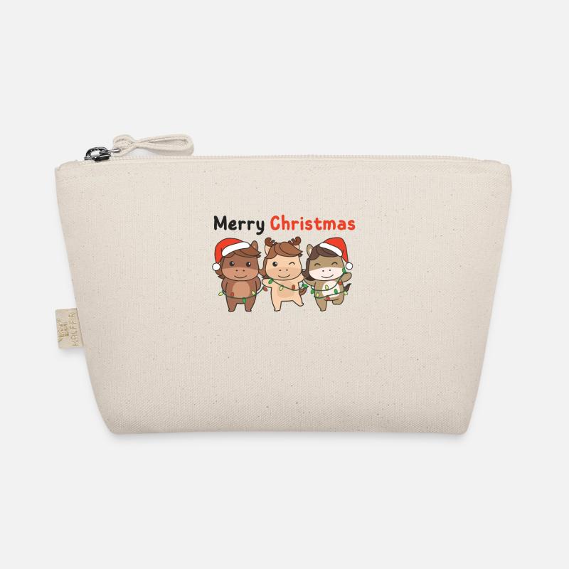 Cheval Noël Hiver Animaux Cheval Trousse biologique