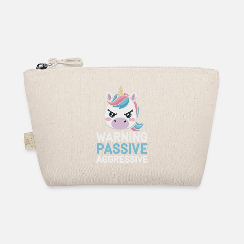 Warning: Passive, Aggressive, Unicorn Organic Pouch