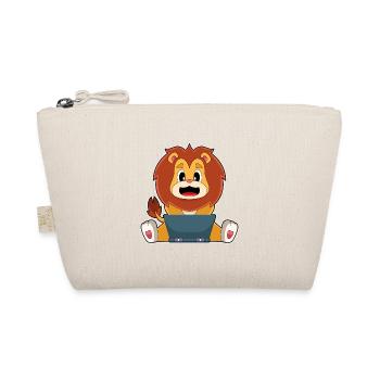 Lion Laptop - Organic Pouch - nature - Front