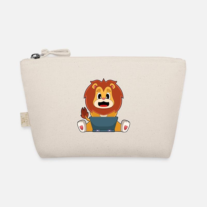 Lion Laptop Organic Pouch