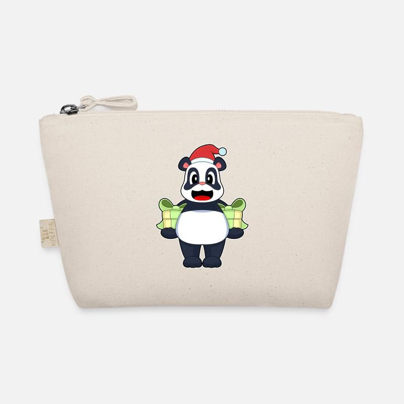 Panda Christmas Packages Organic Pouch