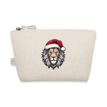 Portrait de Noël tête de lion - Trousse biologique - nature - Devant