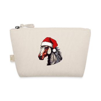 Portrait de Noël tête de cheval - Trousse biologique - nature - Devant