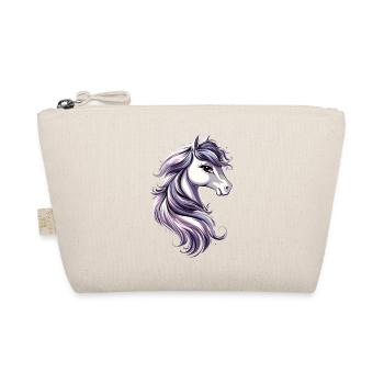 Pony Riding Pony Foal Rider Ponies Riding Pony Farm - Organic Pouch - nature - Front