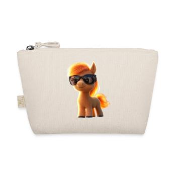 Pony Riding Pony Foal Rider Ponies Riding Pony Farm - Organic Pouch - nature - Front