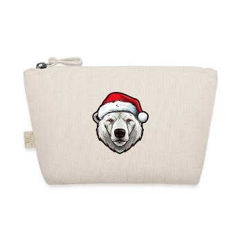 Tête d’ours polaire Portrait de Noël Ours polaire - Trousse biologique - nature - Devant