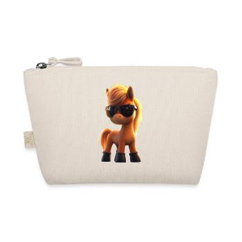 Pony Riding Pony Foal Rider Ponies Riding Pony Farm - Organic Pouch - nature - Front